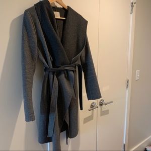 Soia & Kyo Two-Toned Grey Coat (Size Small)